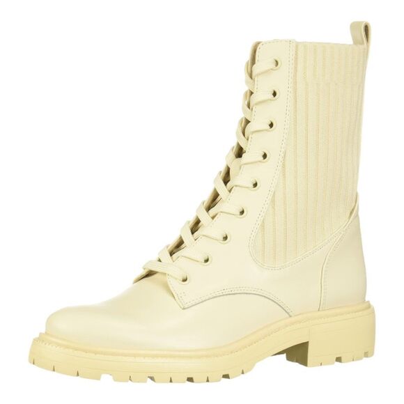 Sam Edelman Lydell Ivory Combat Boots 8.5 New - Picture 2 of 8